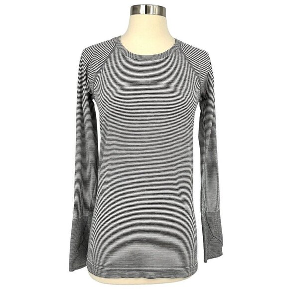 Lululemon Swiftly Tech Long Sleeve 2.0 Wee Are From Space White Size 6 Top - Picture 1 of 8